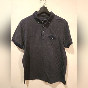 Ted Baker Black Polo Shirt Classic Design